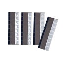 フルハーネス用反射帯 ホワイト ST582-W 400×130mm 4枚1組 取寄品 日本緑十字社 241007 ( フルハーネス用反射帯 フルハーネス 反射帯 面ファスナータイプ カット可 長さ調節可 ST582-W 241007 )