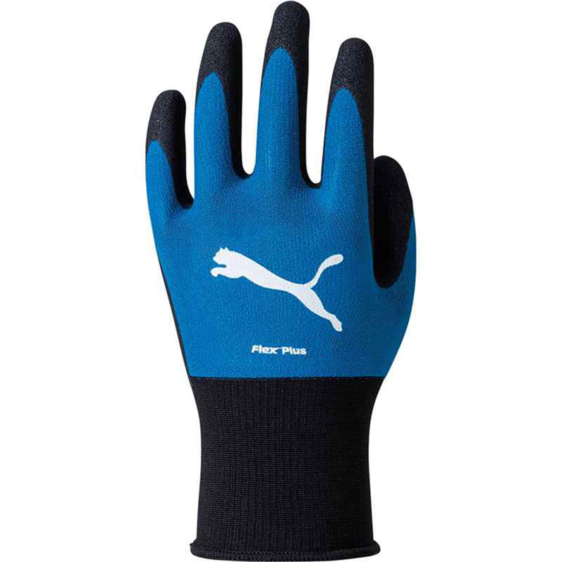 WORK GLOVES ニトリルゴムコーティング手袋 フレックスプラス Sサイズ ブルー 10双...