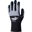 WORK GLOVES ハイブリッドコーティング手袋 タフブレス Lサイズ ブラック&グレー 10双価格 取寄品 PUMA(プーマ) PG-1430 ( 土木 建築 鉄筋 仮枠 重機運転 荷役 運転 農業 林業 日曜大工 ガーデニング 荷物 引越 野外キャンプ )