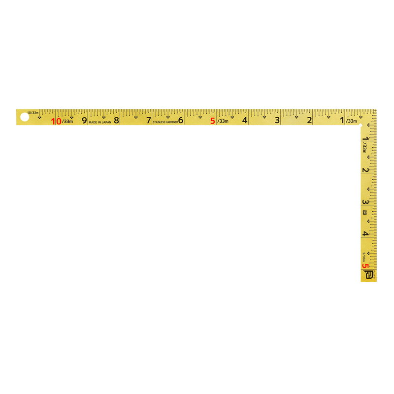 金鷲 金曲尺 30cm フラット3 併用目盛 (表1尺/裏30cm) 取寄品 新潟精機 FLAT3-G1030CS ( 新潟SK PMSシリーズ 日本製 業物 ...