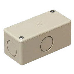 ユニバーサルボックス(ノック付)ベージュ (1個価格) 未来工業(MIRAI) PVU-28J