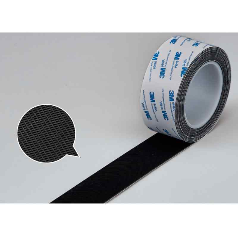 滑り止めテープ 黒 SVS-55BK 50mm幅×5m シリコーンゴム 取寄品 日本緑十字社 260126 ( 260126 SVS-55BK 滑り止めテープ シリコーンゴム製 ノンスリップテープ )