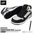 安全靴 フロントコート ブラック 26.0cm ディスク ミッドカット 消せるボールペン付 PUMA(プーマ) 63.211.0 ( HERITAGE ヘリテイ...