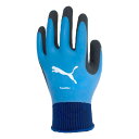 WORK GLOVES 天然ゴムコーティング手袋 アクアフレックス ライトブルー Lサイズ 10双価格 取寄品 PUMA(プーマ) PG-1318 ( ( 土木 建築 鉄筋 仮枠 重機運転 荷役 運転 農業 林業 日曜大工 ガーデニング 荷物 引越 野外キャンプ ) )