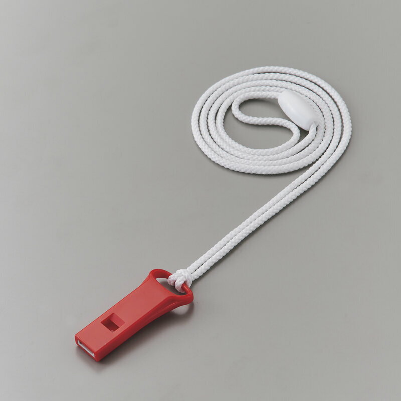 防災ホイッスル 笛-3 赤 48×20×6mm 取寄品 日本緑十字社 144003 ( 警笛 防災笛 防災用品 防災対策用品 アウトドア用ホイッスル 144003 笛-3 )
