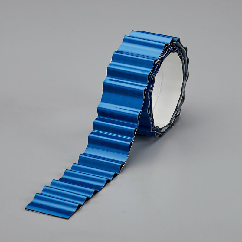 波状プリズム反射テープ ブルー MWR-4592BL 45mm幅×920mm 高輝度＋広角反射タイプ 取寄品 日本緑十字社..