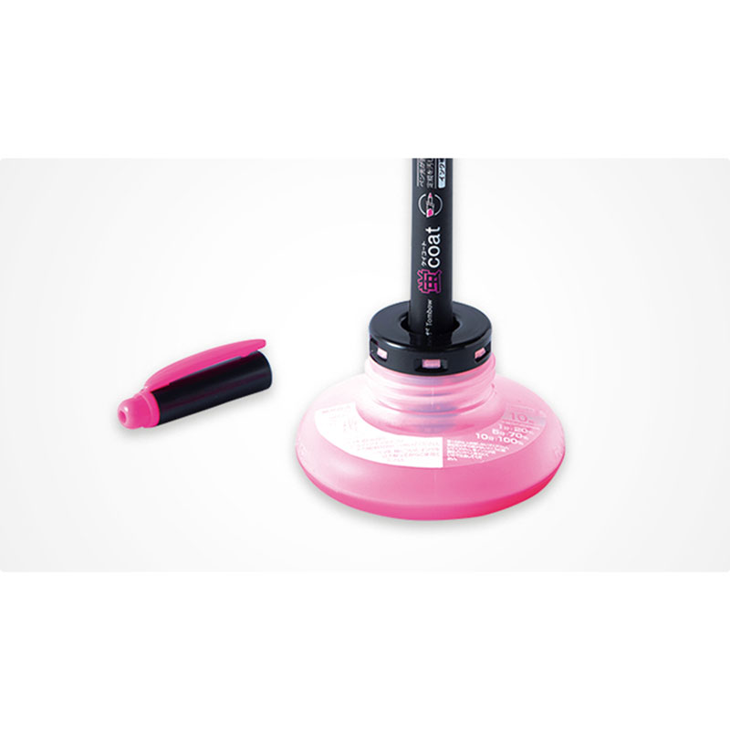 Tombow 蛍coat(ケイコート) チャージャー 補充インク WA-RI90 桃色【2個セット】 取寄品 トンボ WA-RI90