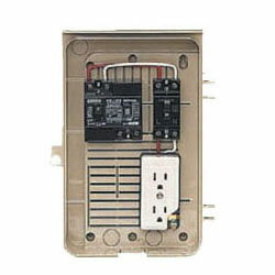 樂天商城 - 屋外電力用仮設ボックス(ベージュ色)感度電流15mA (1個価格) 未来工業(MIRAI) 2-1CT