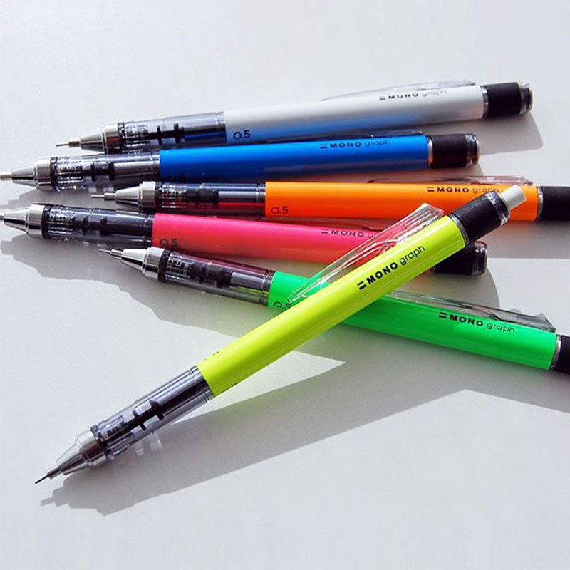 シャープペン モノグラフ アイスブルー 0.5mm【5本セット】 取寄品 トンボ DPA-136A