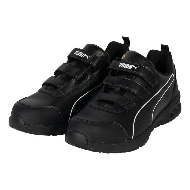 安全靴 ライダー2.1 ローカット フック＆ループ ブラック 24.5cm 工具ポーチ付 PUMA(プーマ) 64.401.0