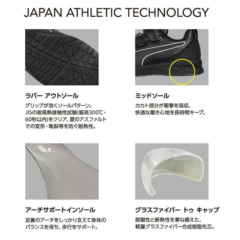 安全靴 ライダー2.1 ローカット フック＆ループ ブラック 28.0cm 靴下 ソックス付 ...