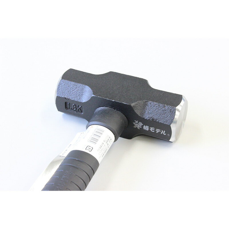 オールブラック両口ハンマー 1.8kg 取寄品 椿モデル arde9999