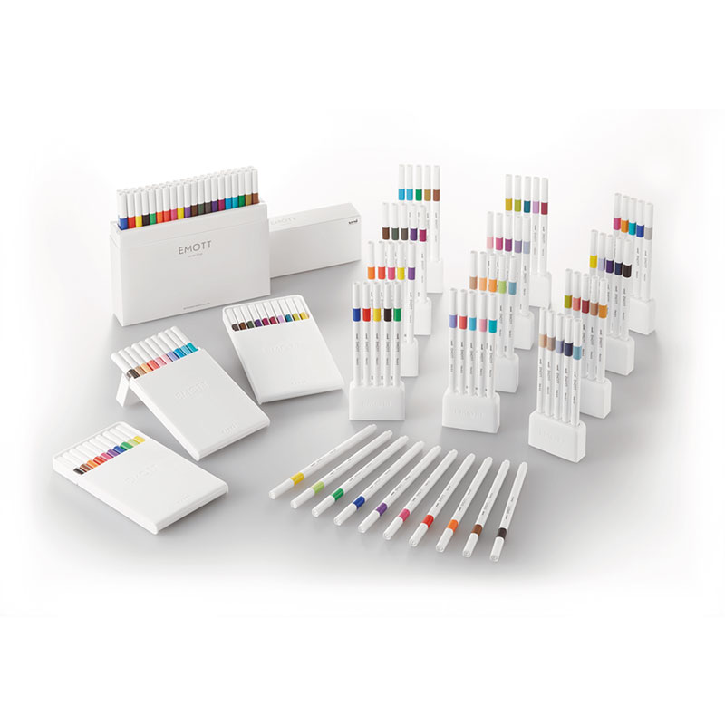 水性サインペン EMOTT(エモット) パイングリーン【10本セット】 取寄品 三菱鉛筆 PEMSY.77