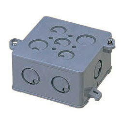 結露防止ボックス(四角コンクリートボックス・中浅形) (1個価格) 未来工業(MIRAI) 4CB-44NDK(4.0)