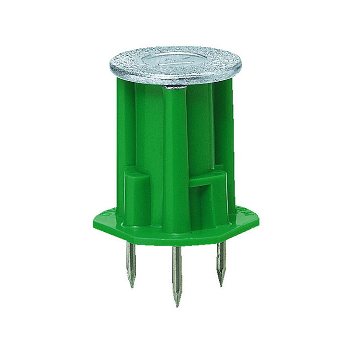 4分ボルト用 カラー・ヘッダーインサート(型枠用)緑 (20個価格) 未来工業(MIRAI) NK-4G