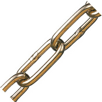 乐天商城 - 黄銅チェーン 線径6×内長36×内巾10mm 1m価格 水本機械 BR-6