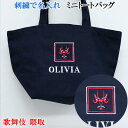 ミニ トートバッグ オリジナル オーダーメイド 刺繍で名前入り メンズ レディース お名前/イニシャル ひらがな 数字 漢字 アルファベット 名入れ 名入り ランチバッグ お散歩バッグ 通園バッグ 出産祝い【bag-02】歌舞伎 隈取 1個までならメール便対応(4)