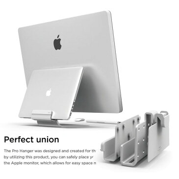 elago iMac ディスプレイ 背面スタンド PRO HANGER MacBook Pro / MacBook Air / MacBook 専用 EL_IMAHGALPH_SV