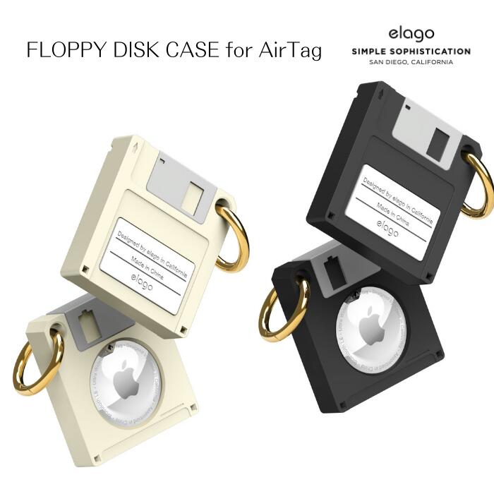 elago AirTag VRP[X tbs[fBXN  g 킢 VR h~ ی L[z_[ Jo[ L[O Jri h~ ANZT h~ Apple Abv Ղ GA^O  FLOPPY DISK CASE NVbN zCbg GS op[