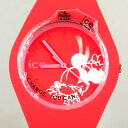 【中古】\25日は超お買い得!10%OFFクーポン+P8倍確定+マラソン/アイスウォッチ ICE WATCH 014773 ディズニー ディズニーコレクション ミニーマウス クォーツ 赤 樹脂 メンズ レディース