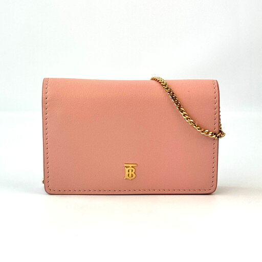 バーバリー BURBERRY チェーンウォレット 80316271 コインケース カードケース TBロゴ 斜め掛け 二つ折り ブラッシュピンク バーバリー BURBERRY チェーンウォレット 80316271 コインケース カードケース TBロゴ 斜め掛け 二つ折り ブラッシュピンク