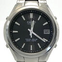 カシオ CASIO リニエージ LINEAGE LIW-120 電波ソーラー 黒 デイト表示(2)