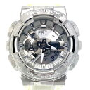 \6/4 20時スタート!BIGセール10%OFF/カシオ CASIO G-SHOCK ジーショック 110 SERIES GM-110SCM-1AJF クォーツ シルバー アナデジ 樹脂ベルト(2)