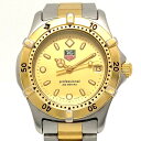 【中古】\18日よりクーポン10%OFF!FASHION FAIR/腕時計 タグホイヤー プロフェッショナル 2000シリーズ 964.013-2 クォーツ デイト表示 200m防水 イエローゴールド メンズ レディース