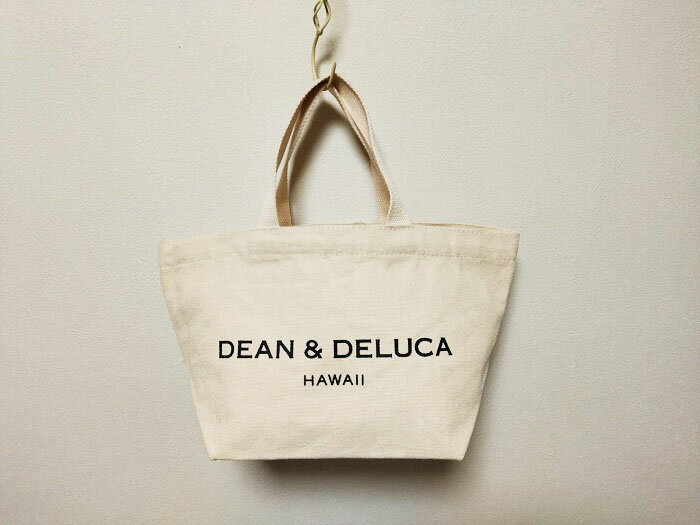 【HAWAII限定】DEAN&DELUCA【正規品・数量限定】ディーンアンドデルーカ ハワイ Hawaii ROYAL HAWAIIAN LIMITED CANVAS TOTE, SMALL トートバッグ トートバック スモールサイズ ランチバッグ ランチトート サブバッグ スモールトート Sサイズ ロゴ 直輸入 新品 通勤 通学