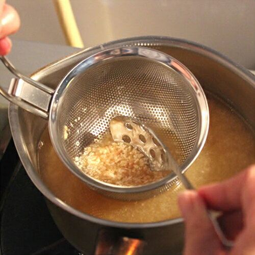 【ambai+ パンチング味噌こし】みそこし 味噌濾し 味噌溶き 味噌漉しセット スプーン付 ギフト■ ラッピング無料のサムネイル