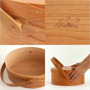 【Swing Handle Box チェリー BR003-2】Shaker box シェイカーボックス ハンドル 桜 デザイン 職人 Brent Rourke カナダ ギフト■ あす楽■ ラッピング無料