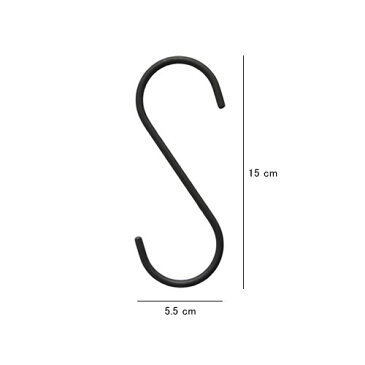 【鉄のSフックM 5本セット】フック 丸棒 鉄■ あす楽■ ラッピング無料