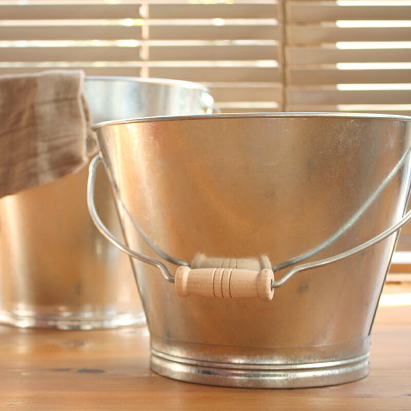 松野屋 木手トタンバケツ S