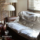 【KLIPPAN シングルブランケット ミナ FOREST SPOON 140x180cm】【正規取扱店】クリッパン ミナペルホネン mina 毛布 スウェーデ...