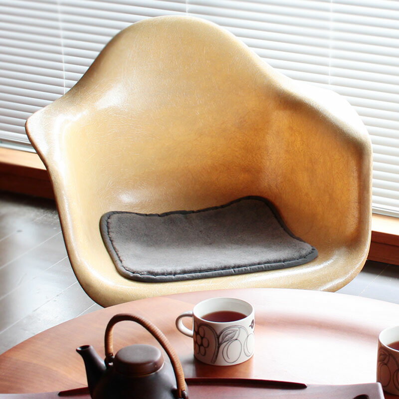 【LOOM&SPOOL SRNウールチェアマット】 ウール チェアシート 座布団 ふわふわ メリノウール インテリア..