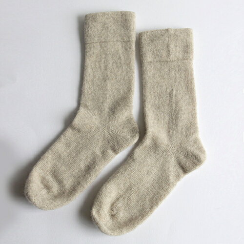 【AND WOOL 手編み機で編んだ靴下】アンドウール ウール 靴下 ギフト ■ラッピング無料