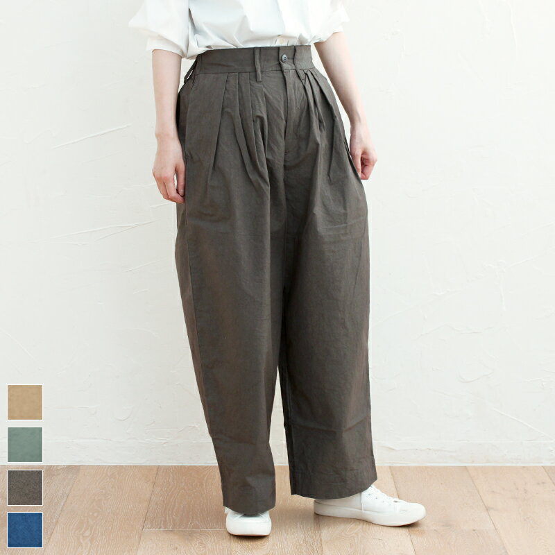 楽天arekore by HOTCHPOTCH【SETTO FIJITAK PANTS STPT00024S】セット フジタックパンツ バルーンパンツ ワイドパンツ ボトムス リラックス 日本製 2024SS【おまけ付き】