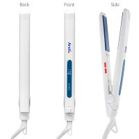 楽天1位【送料無料】プロフェッショナルマイナスイオンストレートアイロン20mm/海外対応Areti(アレティ)ヘアアイロン/ストレートアイロン美容家電家電ヘアーアイロン白ホワイトプロ仕様