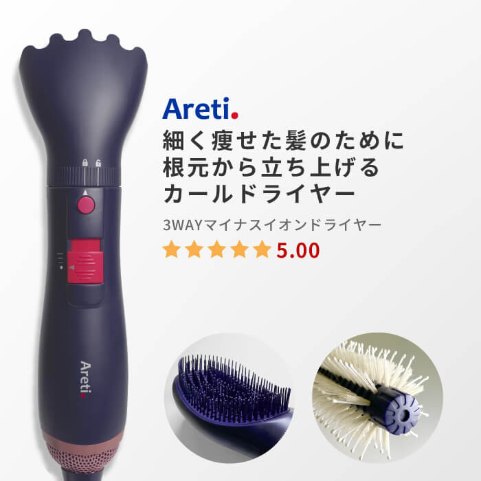 Areti アレティ ドライヤー 純セラミ