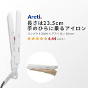 Areti(アレティ) ヘアアイロン ミニ 2WAY ストレート カール コンパクト ポータブル ホワイト 海外対応 i19214WH