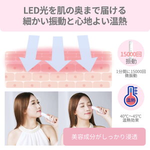 【あす楽】【送料無料】LED光美顔器トライカラーTricolor/光振動温熱ケア