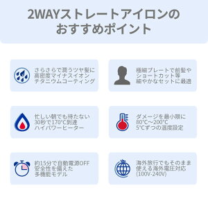 【送料無料】アレティマイナスイオンストレートアイロン15mm/海外対応業務用