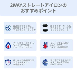 【楽天1位】【ポイント10倍送料無料】プロフェッショナルマイナスイオンストレートアイロン20mm/海外対応業務用Areti(アレティ)ヘアアイロン