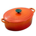 ルクルーゼ ココットオーバル ルクルーゼ（ル・クルーゼ） ココットオーバル 2502 27cm オレンジ （LE CREUSET）