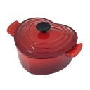 ルクルーゼ（ル クルーゼ） ココットダムール 25C1 チェリーレッド （LE CREUSET）