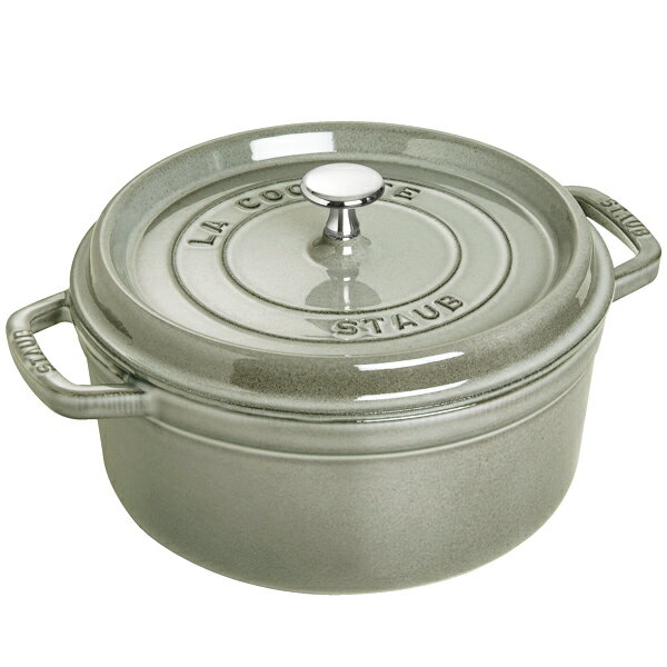 ピコ・ココット ストウブ（STAUB） ピコ・ココット ラウンド 24cm グレー