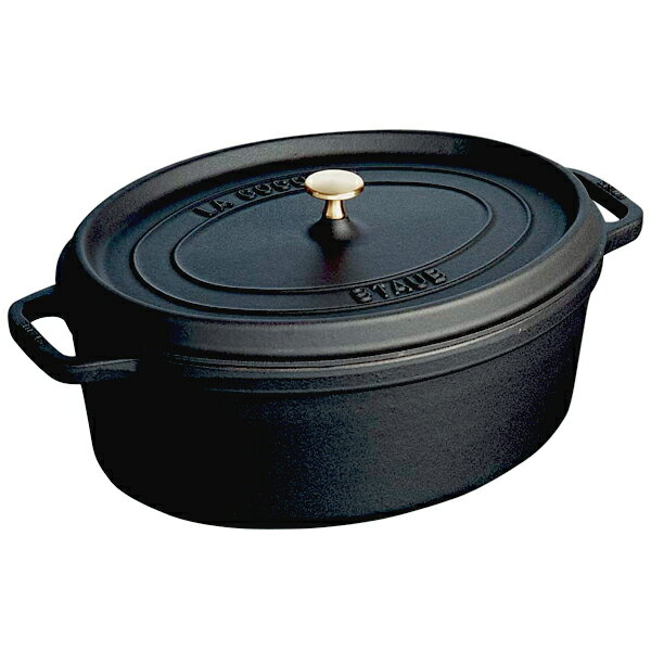 ストウブ（STAUB） ピコ・ココット オーバル 27cm ブラック 40500-271