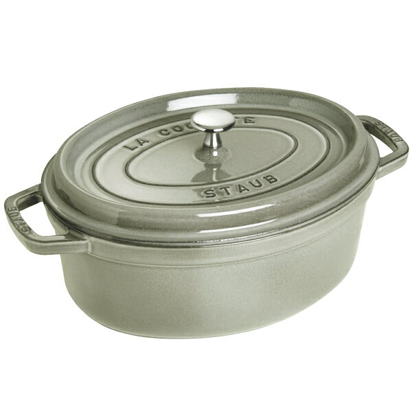 ストウブ（STAUB） ピコ ココット オーバル 17cm グレー