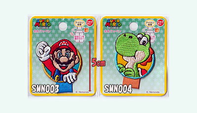 スーパーマリオ　名札ワッペン