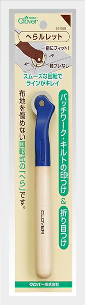 樂天商城 - クロバー　へらルレット パッチワーク キルトの印付け